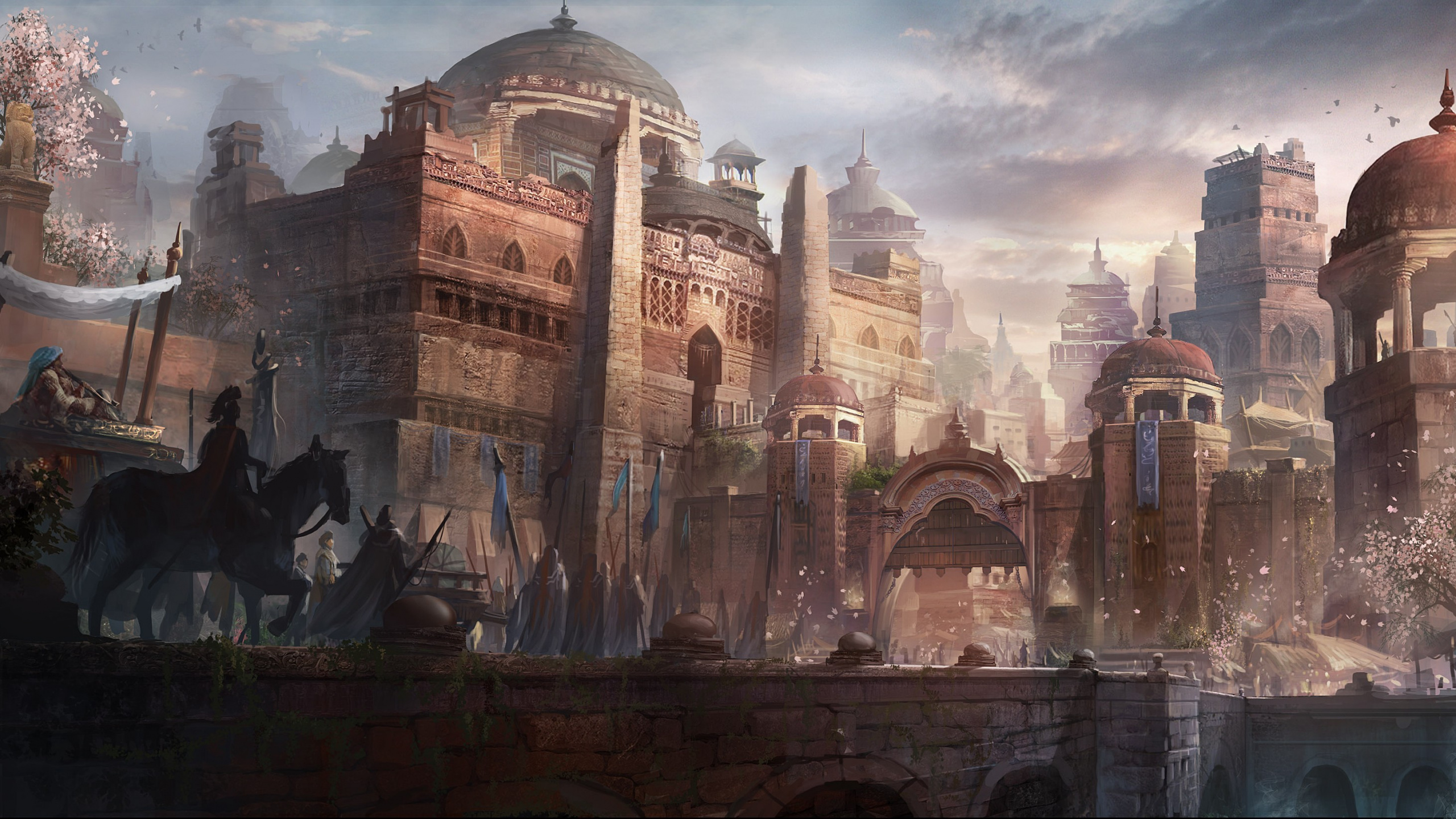 Braunes Betongebäude Tagsüber. Wallpaper in 2560x1440 Resolution