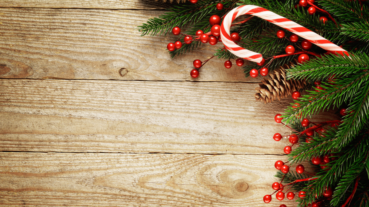 Christmas Day, Christmas Decoration, Wood, Christmas Lights, Christmas Tree. Wallpaper in 1280x720 Resolution