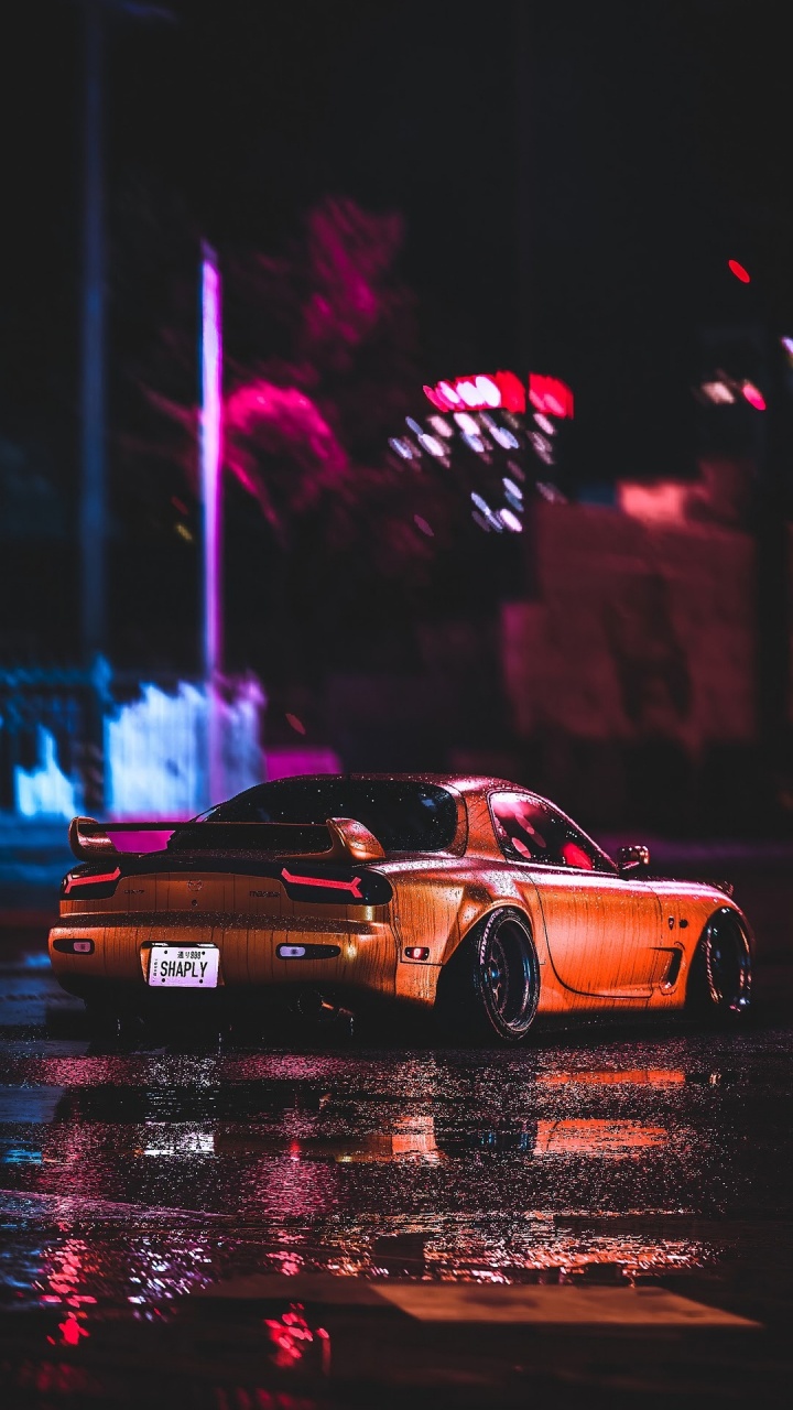 Mazda RX-7, Mazda Motor Corporation, Mazda, Roue, Pneu. Wallpaper in 720x1280 Resolution
