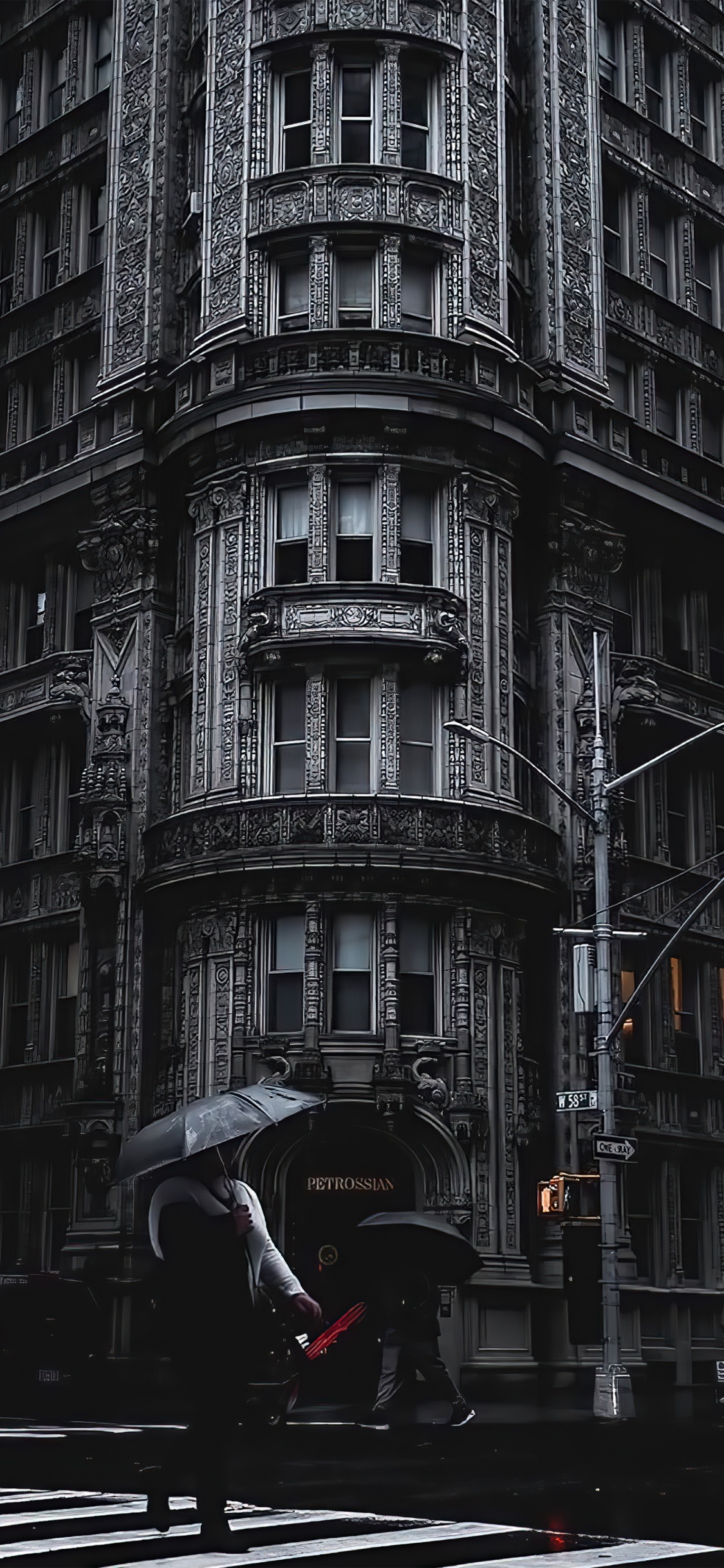 Tägliches Brot, Gebäude, Fenster, Schwarz, Schwarz Und Weiß. Wallpaper in 1125x2436 Resolution