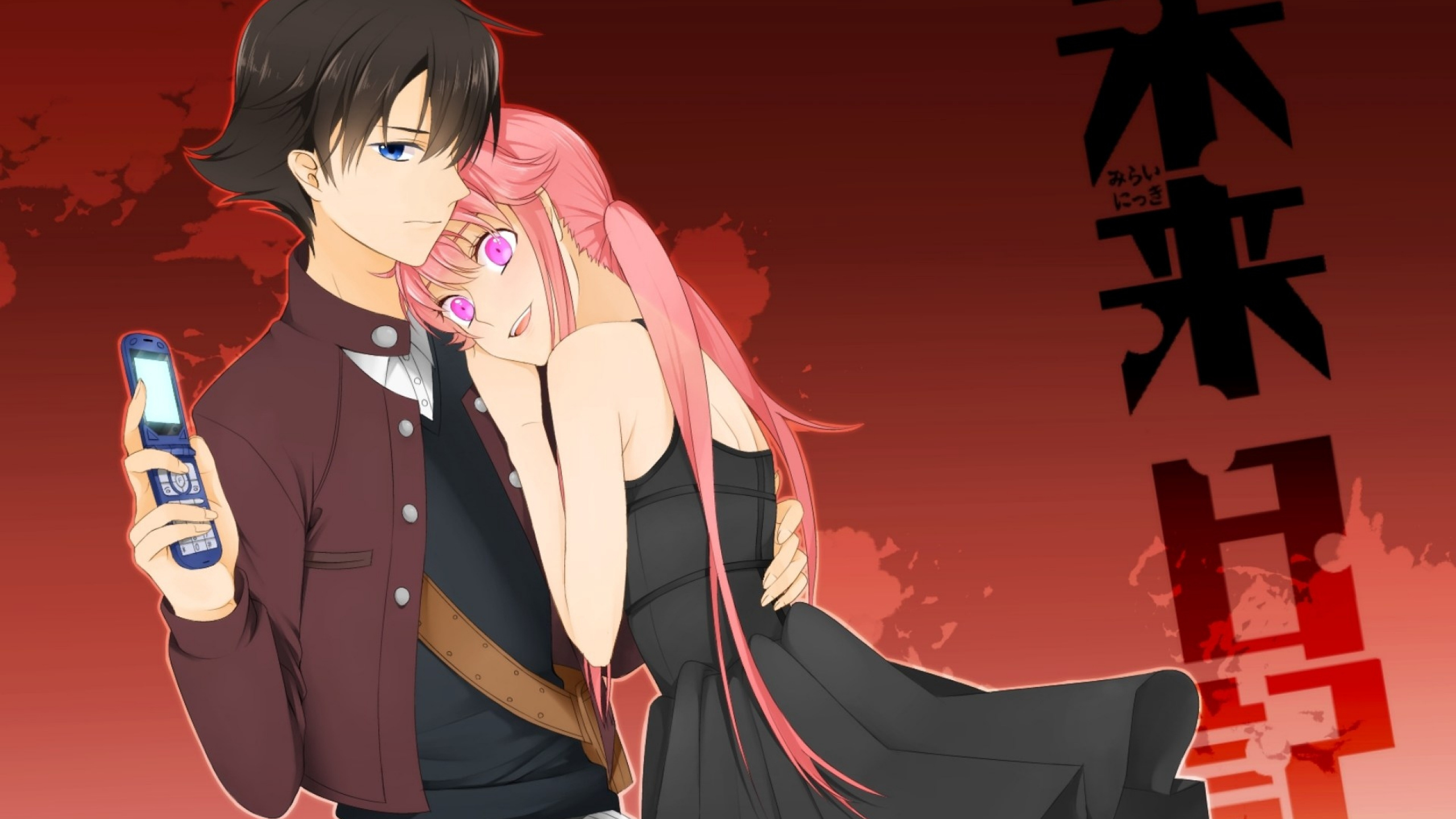 Frau im Schwarzen Blazer Anime-Charakter. Wallpaper in 2560x1440 Resolution