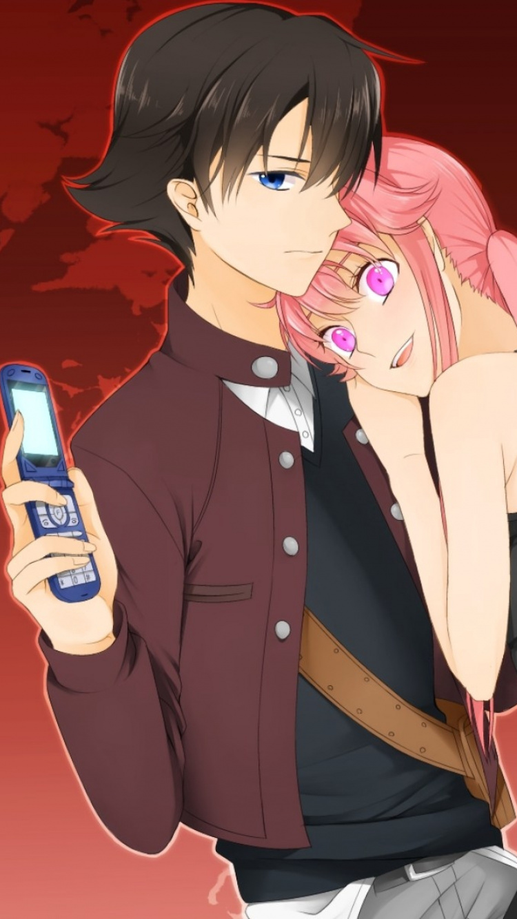 Frau im Schwarzen Blazer Anime-Charakter. Wallpaper in 750x1334 Resolution