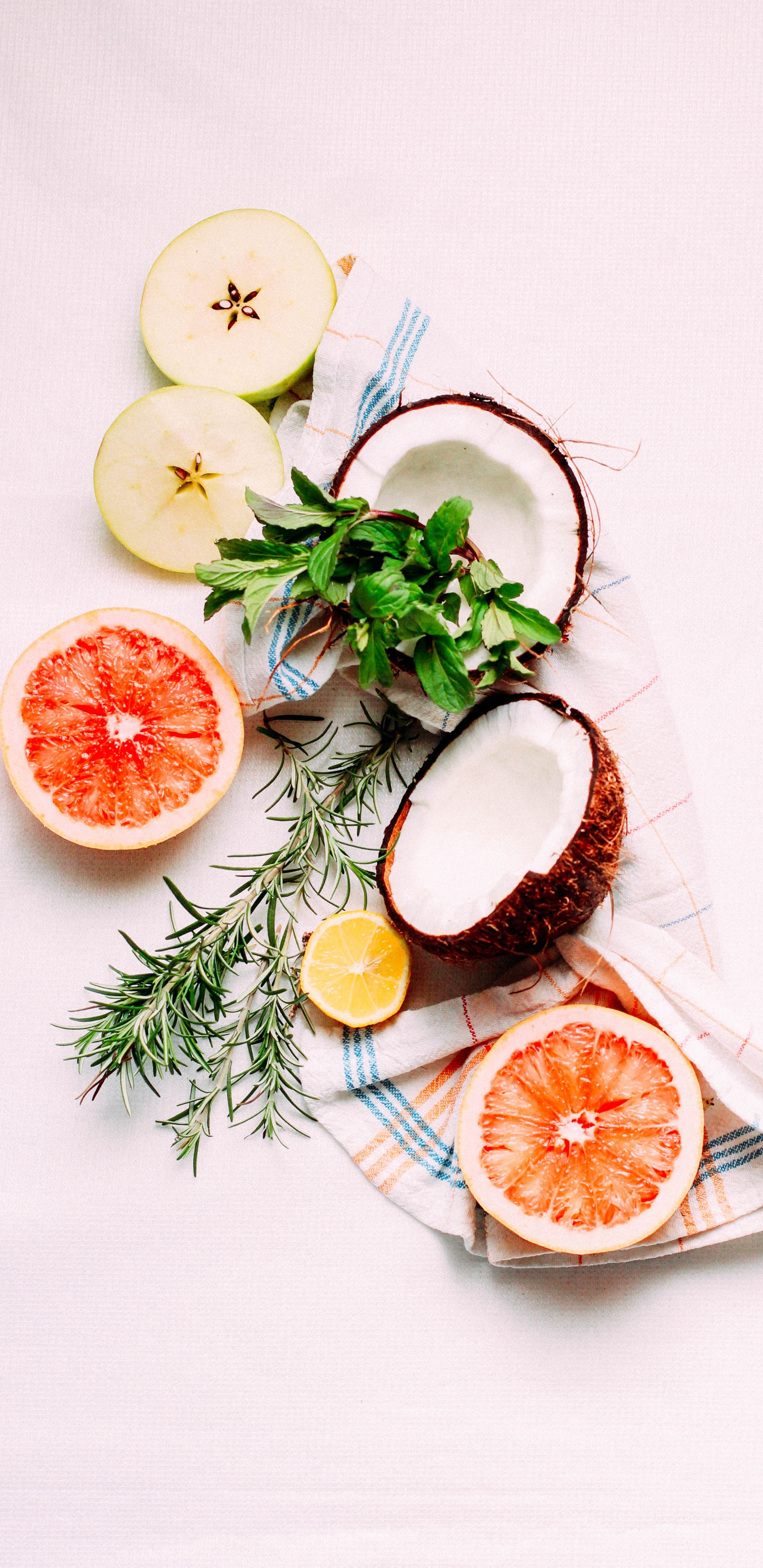 Sliced Orange Fruit on White Ceramic Plate. Wallpaper in 1440x2960 Resolution