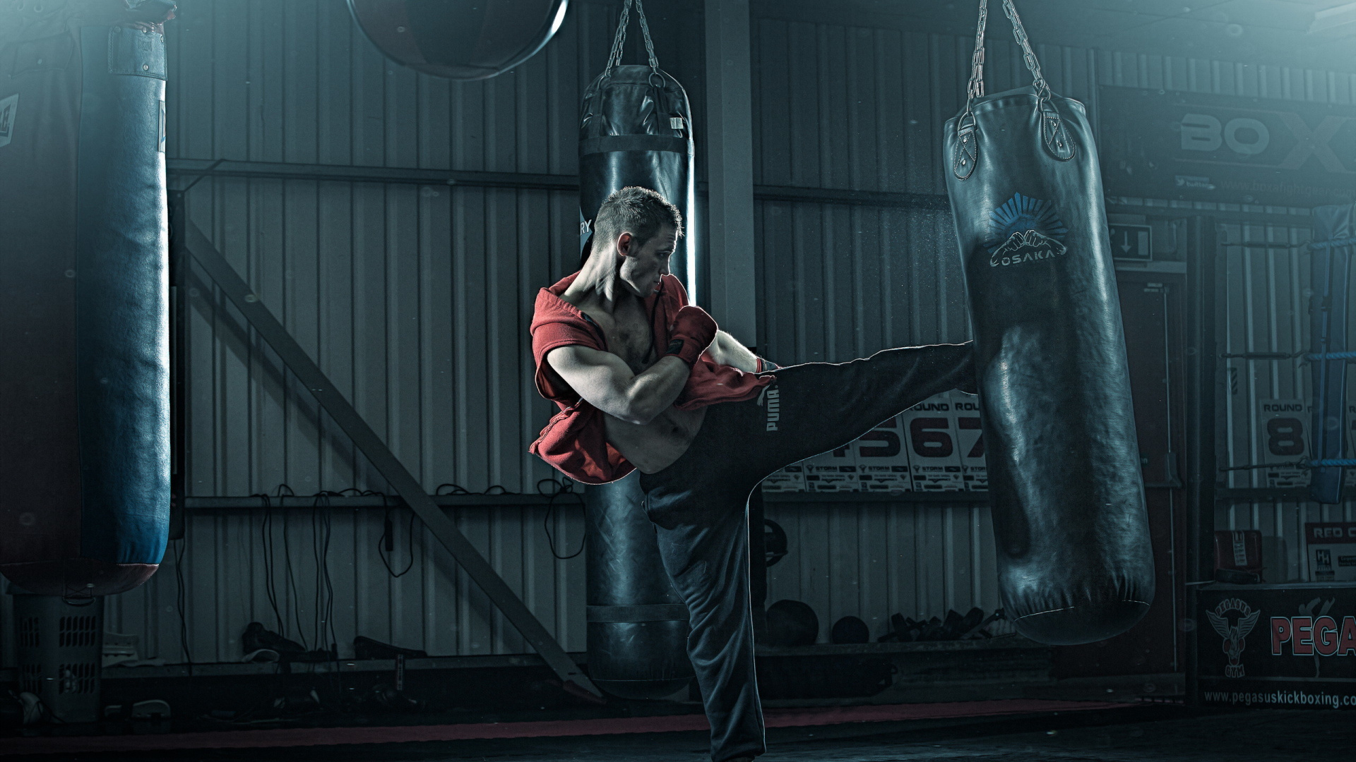Man in Red and White Jacket and Blue Denim Jeans. Wallpaper in 1920x1080 Resolution