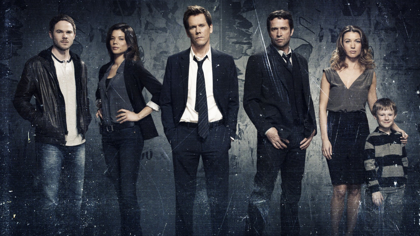 Man in Black Suit Standing Between 2 Women. Wallpaper in 1366x768 Resolution