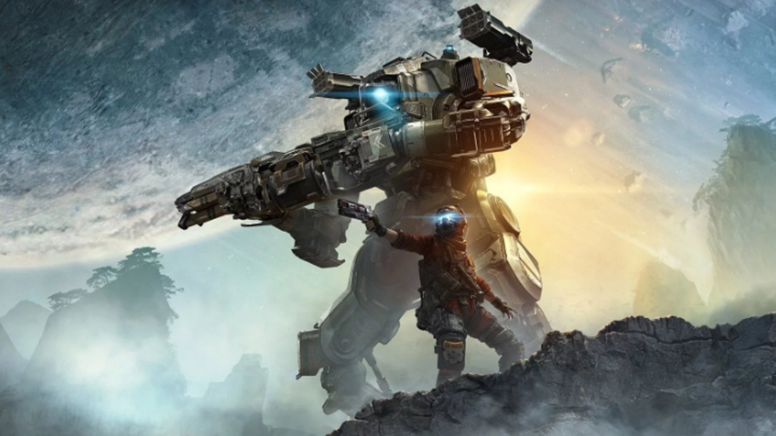 Titanfall 2, Titanfall, Mecha, Jeu Pc, Illustration. Wallpaper in 2560x1440 Resolution