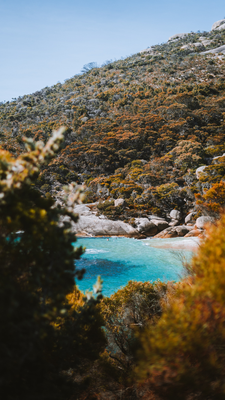 Gewässer, Natur, Naturlandschaft, Wasser, Wildnis. Wallpaper in 750x1334 Resolution