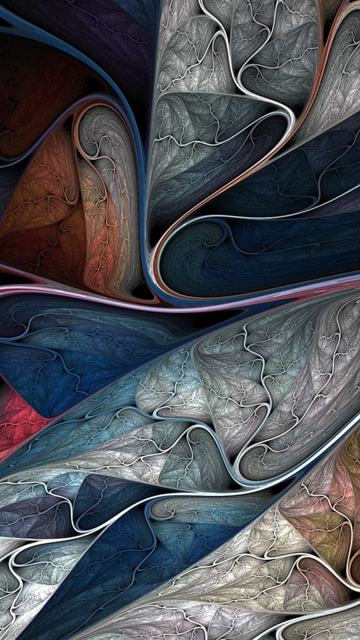 Fractales, Art Fractal, L'art Abstrait, Brown, Peinture D'art. Wallpaper in 720x1280 Resolution