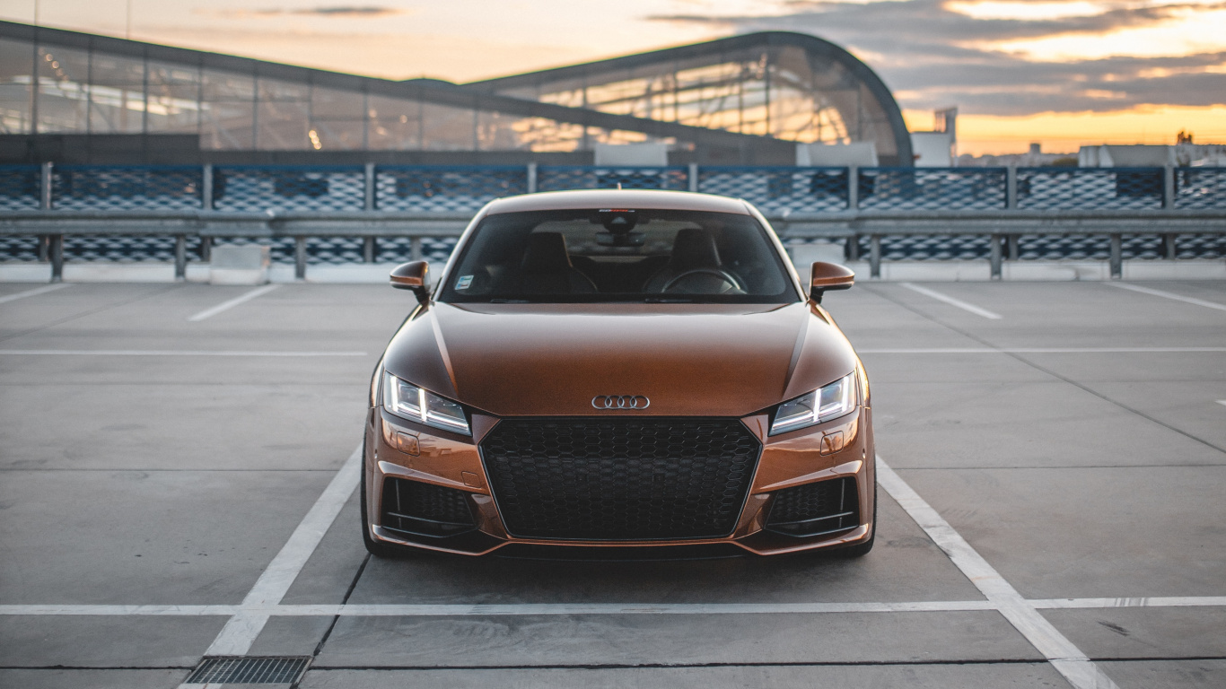 Brown Car on Gray Road During Daytime. Wallpaper in 1366x768 Resolution
