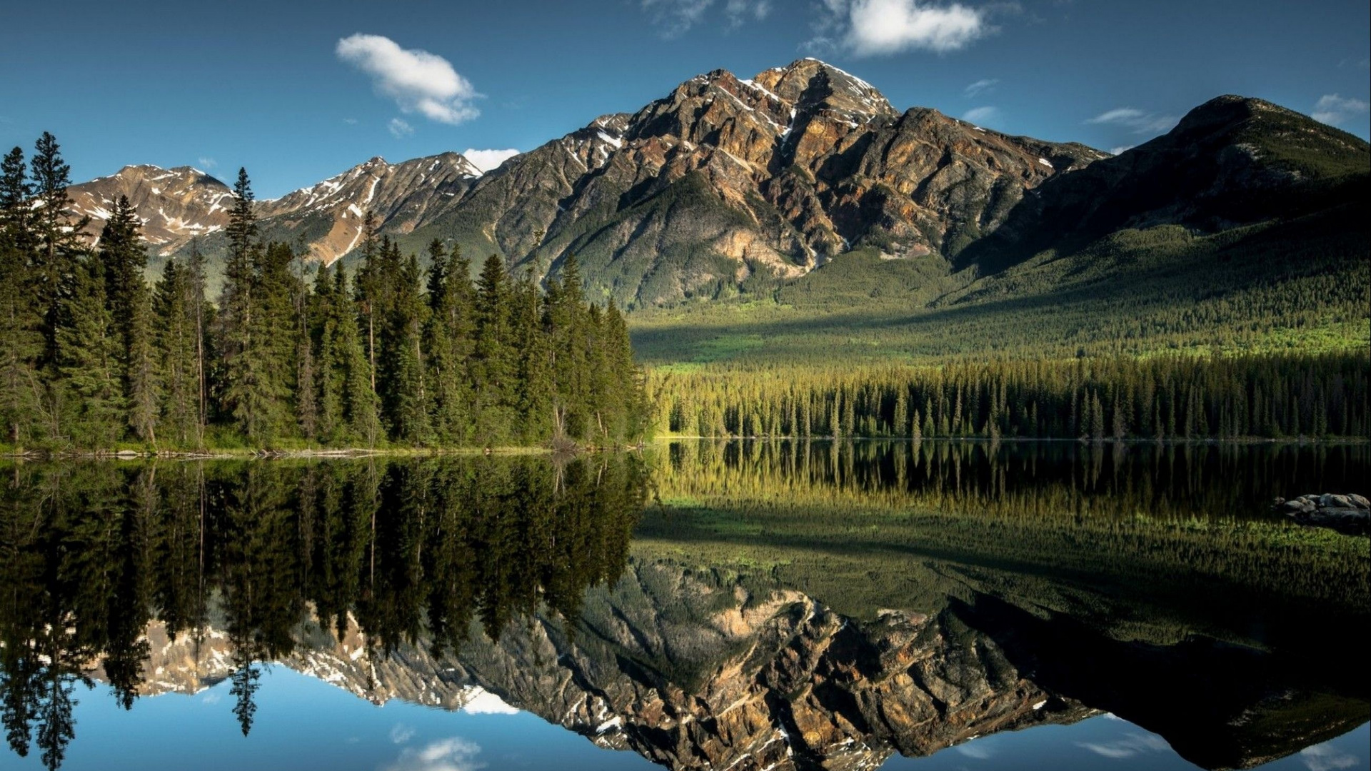 Jasper, 性质, 公园, 反射, 荒野 壁纸 1920x1080 允许