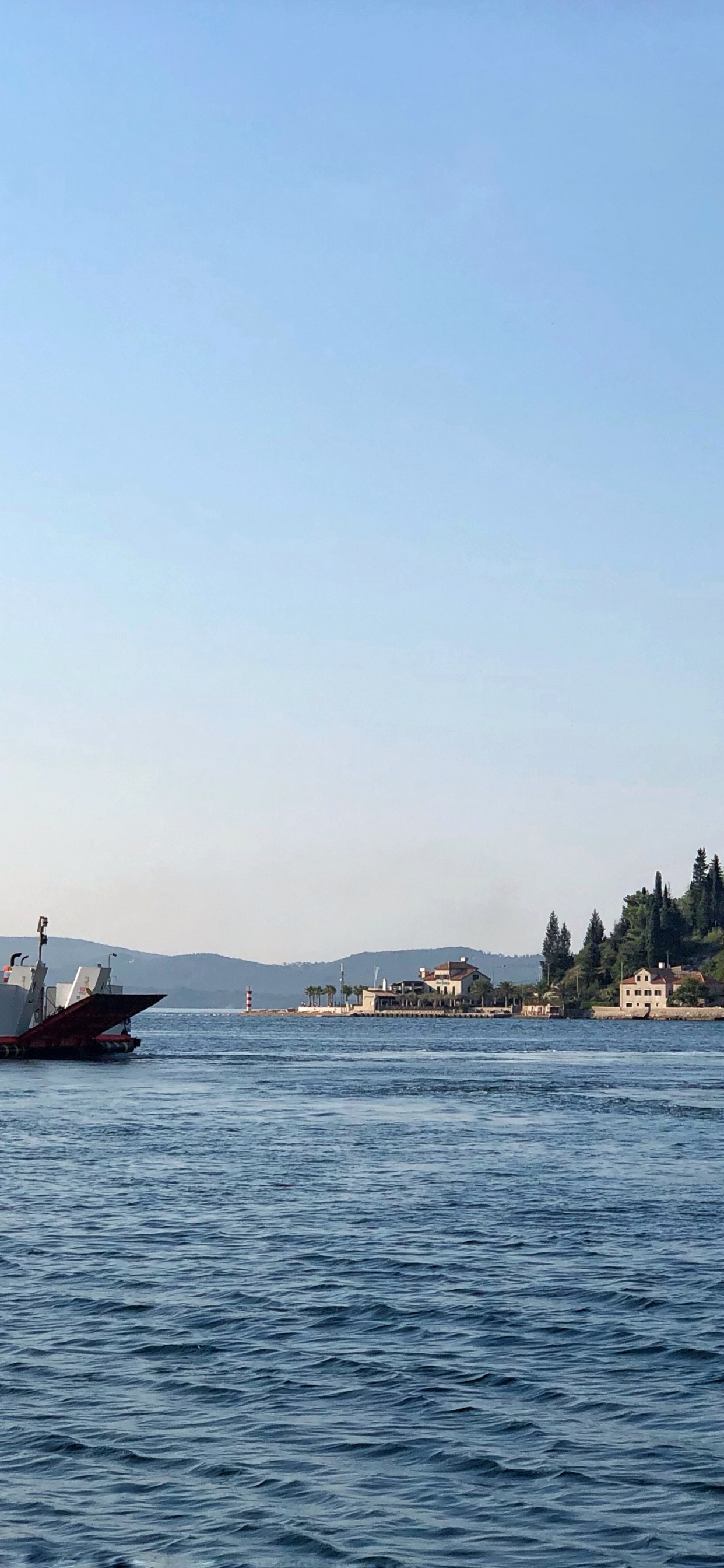 Water Transportation, Ferry, Fishing Vessel, Boat, Sea. Wallpaper in 1242x2688 Resolution