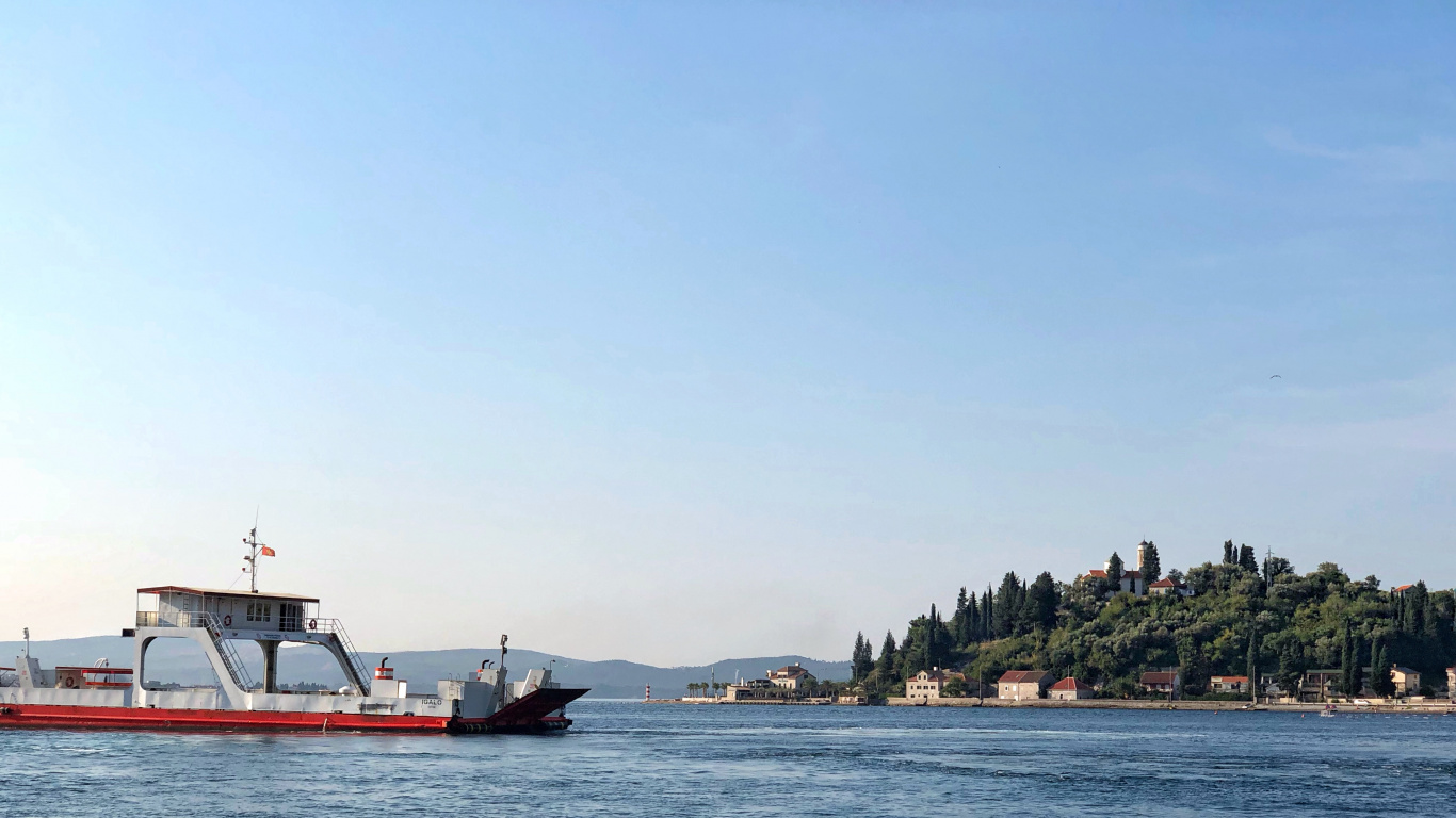 Water Transportation, Ferry, Fishing Vessel, Boat, Sea. Wallpaper in 1366x768 Resolution