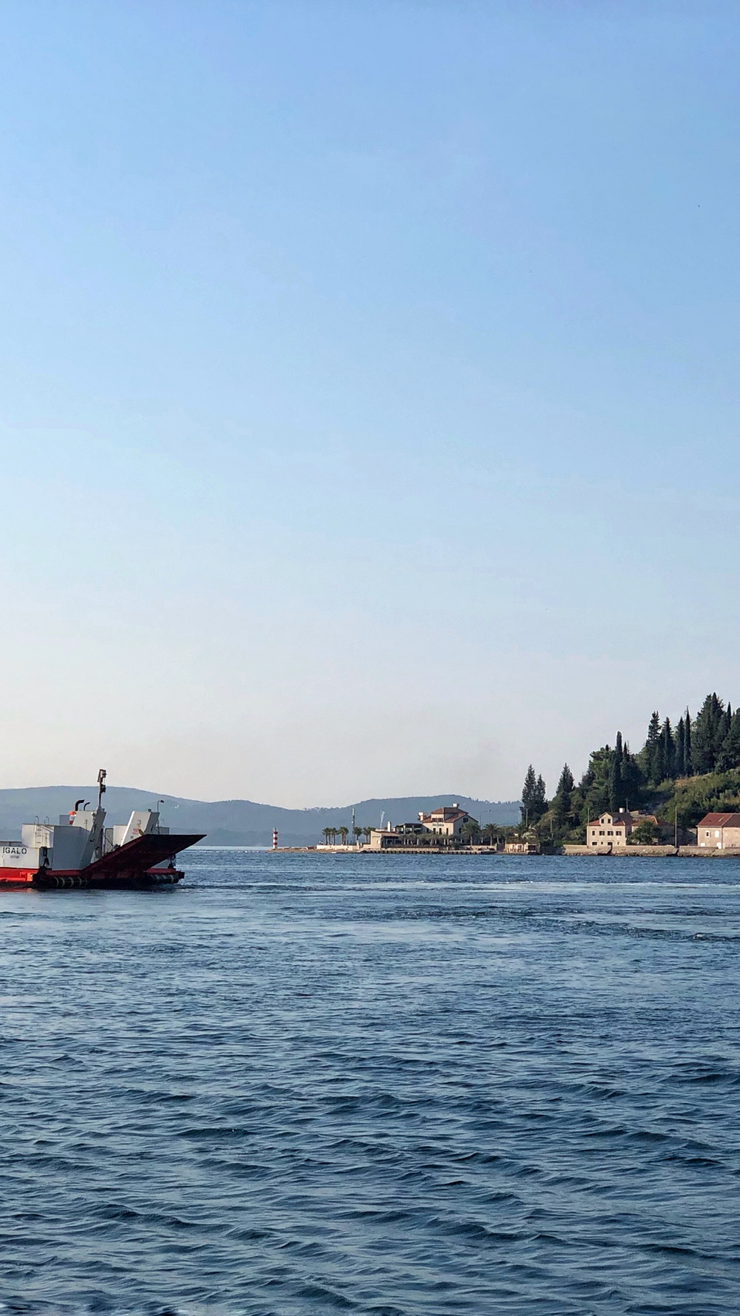 Water Transportation, Ferry, Fishing Vessel, Boat, Sea. Wallpaper in 1440x2560 Resolution