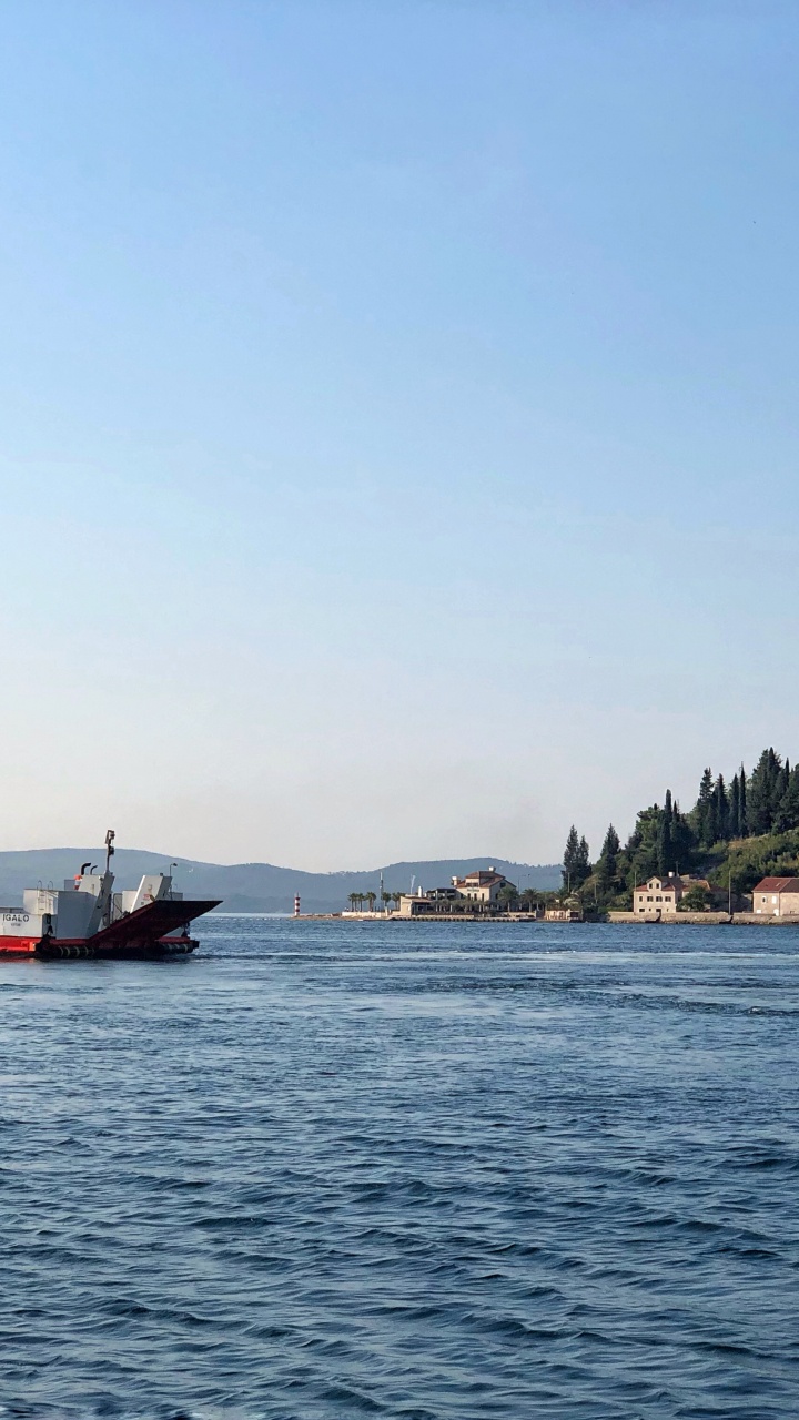 Water Transportation, Ferry, Fishing Vessel, Boat, Sea. Wallpaper in 720x1280 Resolution