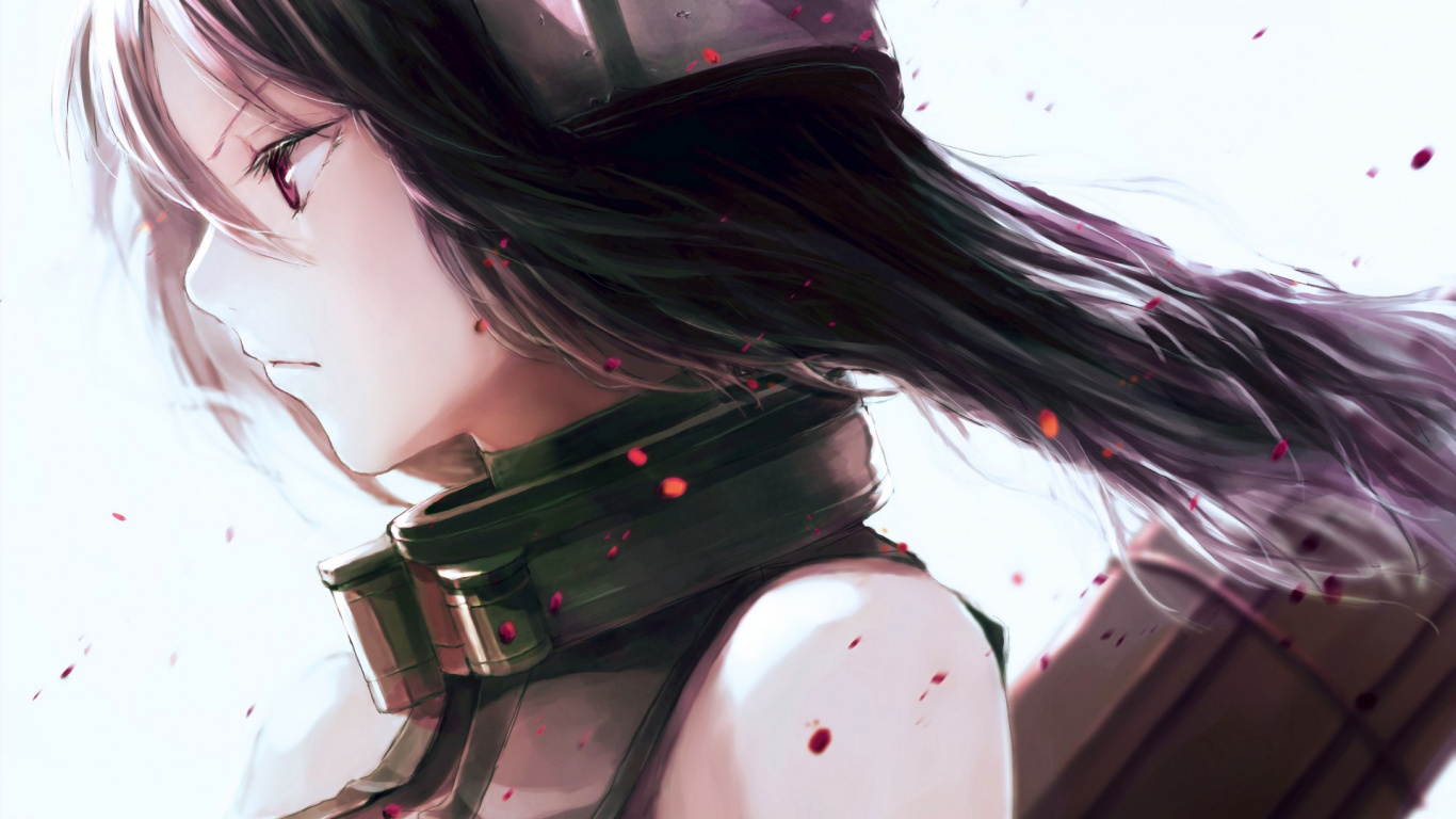 Woman in Black and Green Top. Wallpaper in 1366x768 Resolution