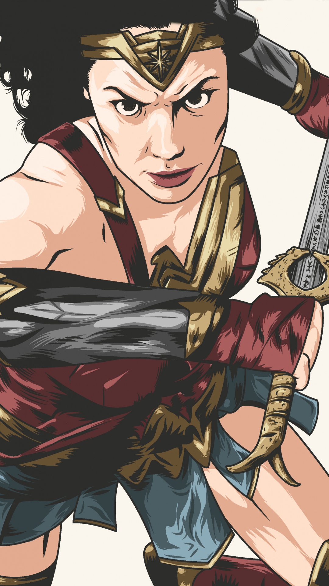 艺术, 难怪女人, 超级英雄, 艺术作品, 卡通 壁纸 1080x1920 允许