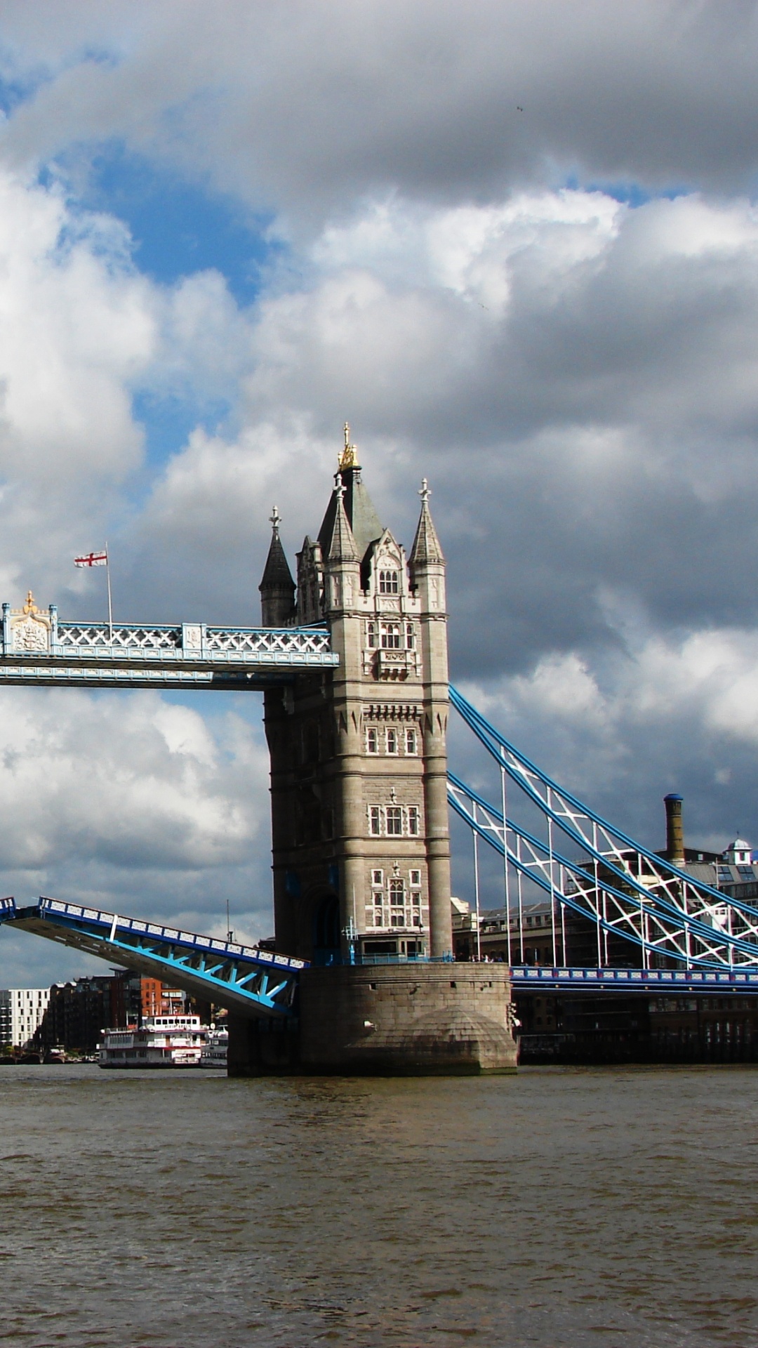 Gray Concrete Bridge Under Cloudy Sky During Daytime. Wallpaper in 1080x1920 Resolution