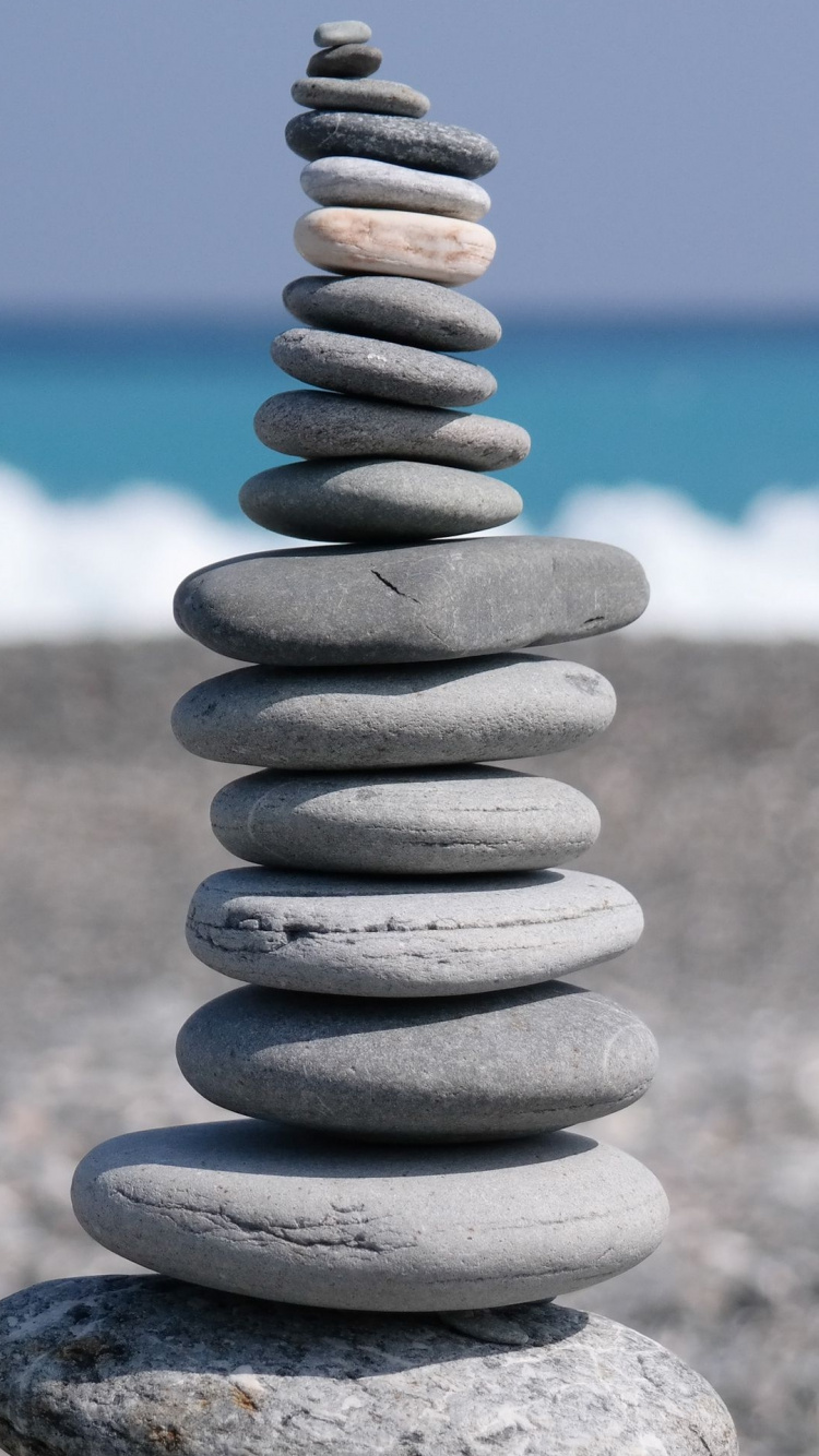 Galet, Smartphone, Tablet, Automobile Pneu, Azure. Wallpaper in 750x1334 Resolution