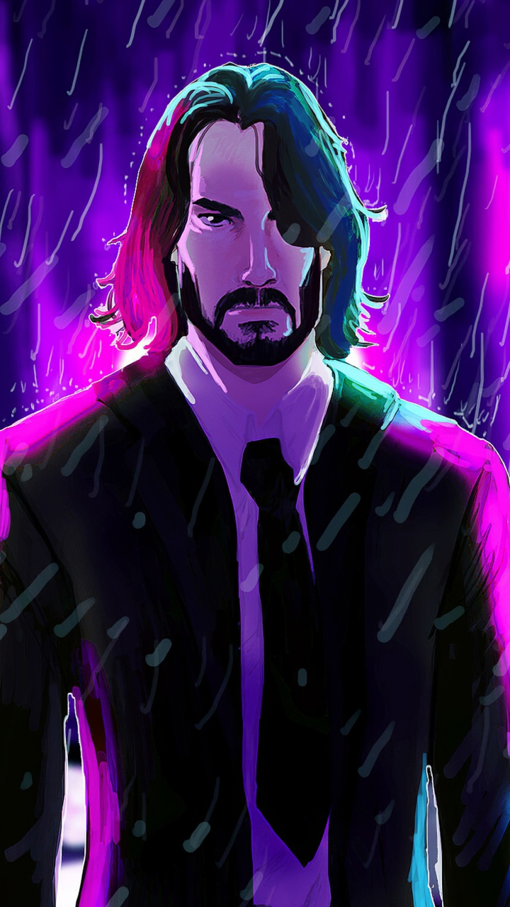 Mann in Schwarzer Anzugjacke Stehend. Wallpaper in 720x1280 Resolution