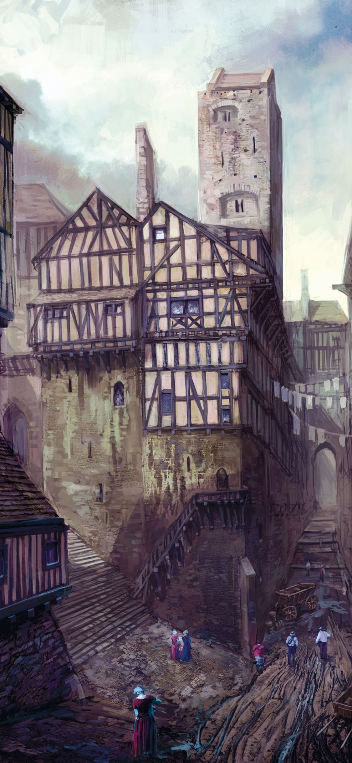 Edificio de Hormigón Marrón Durante el Día.. Wallpaper in 1125x2436 Resolution