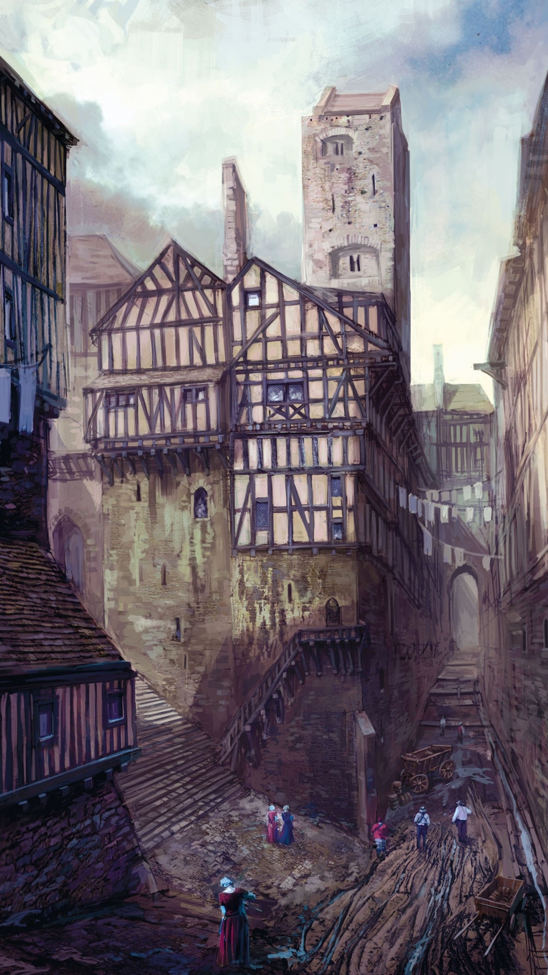 Bâtiment en Béton Brun Pendant la Journée. Wallpaper in 1080x1920 Resolution