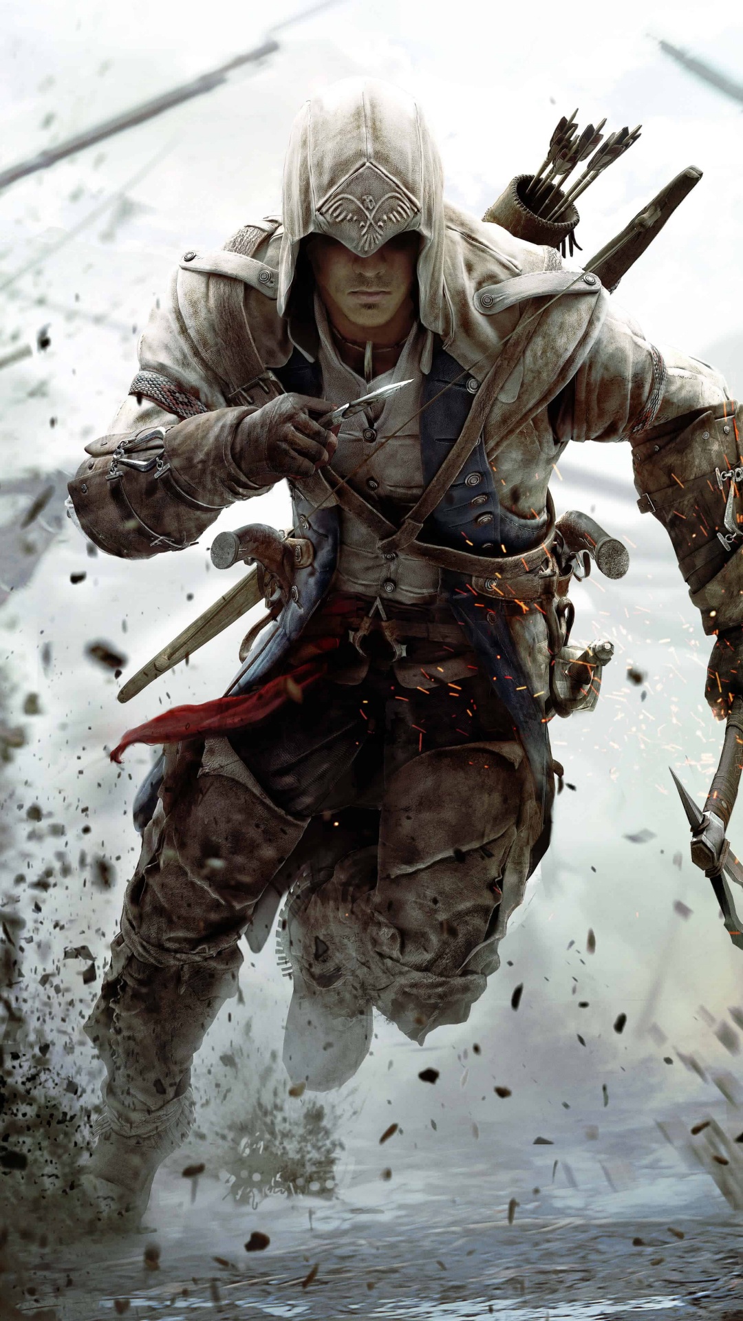 Assassins Creed III, Ubisoft, Video, Epic Running, Video Games. Wallpaper in 1080x1920 Resolution