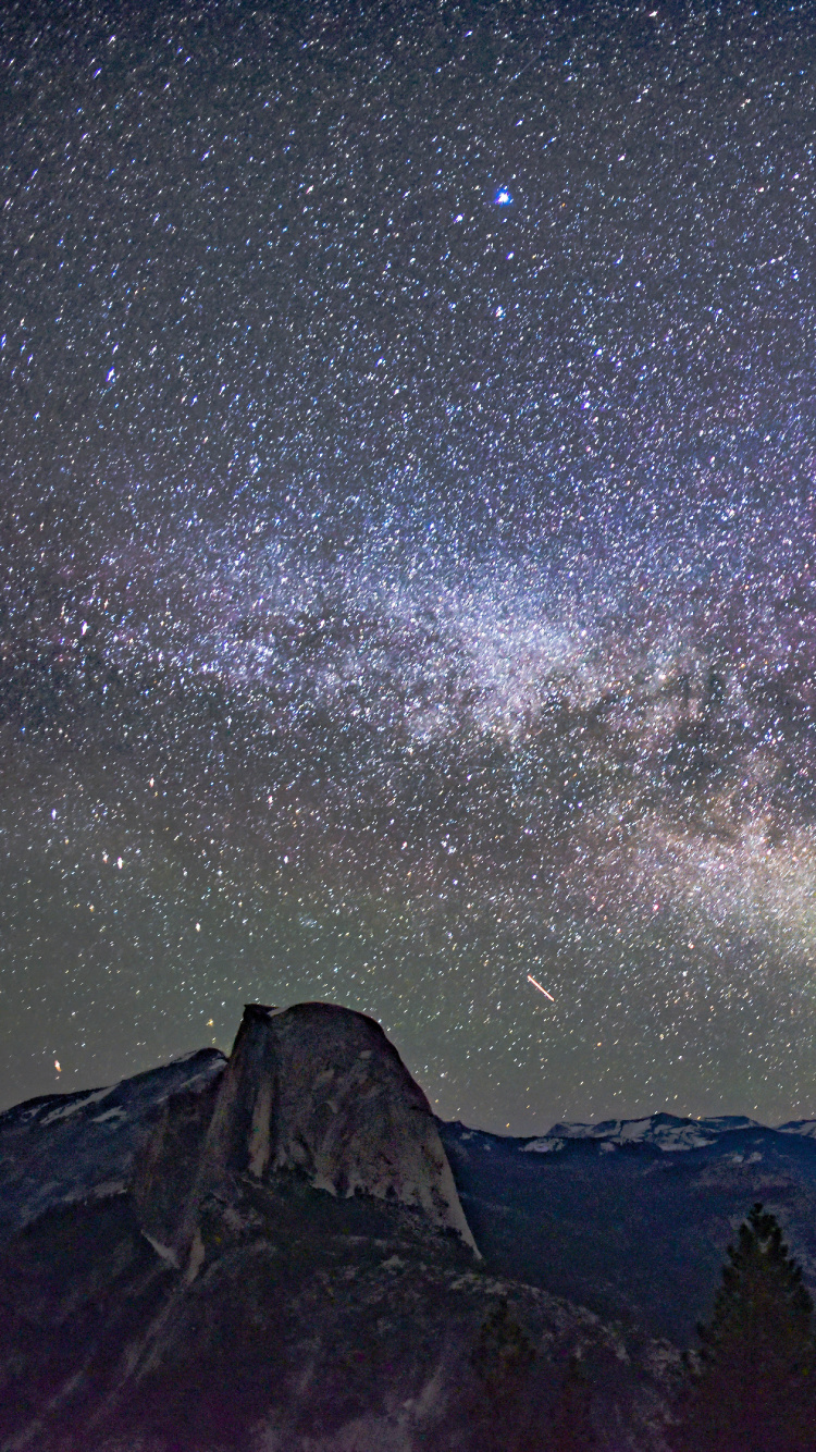 Astronomie, Galaxy, Stern, Nacht, Milchstraße. Wallpaper in 750x1334 Resolution