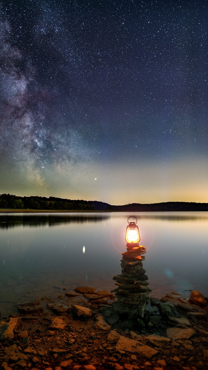 明星, 自然景观, 冷静, 天空, 灯笼 壁纸 720x1280 允许