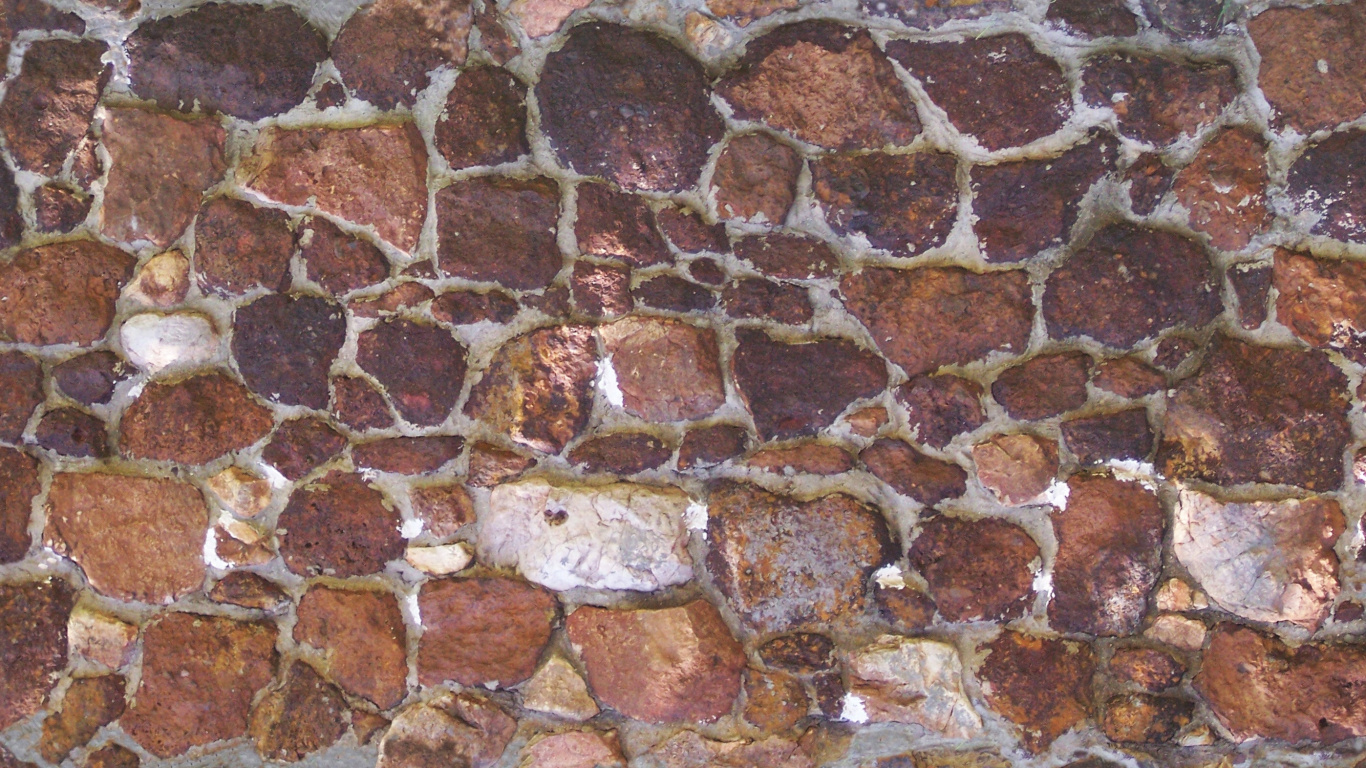 Braune Und Graue Mauer. Wallpaper in 1366x768 Resolution