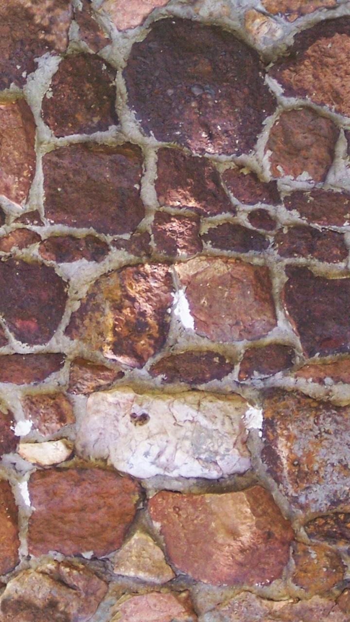 Braune Und Graue Mauer. Wallpaper in 720x1280 Resolution