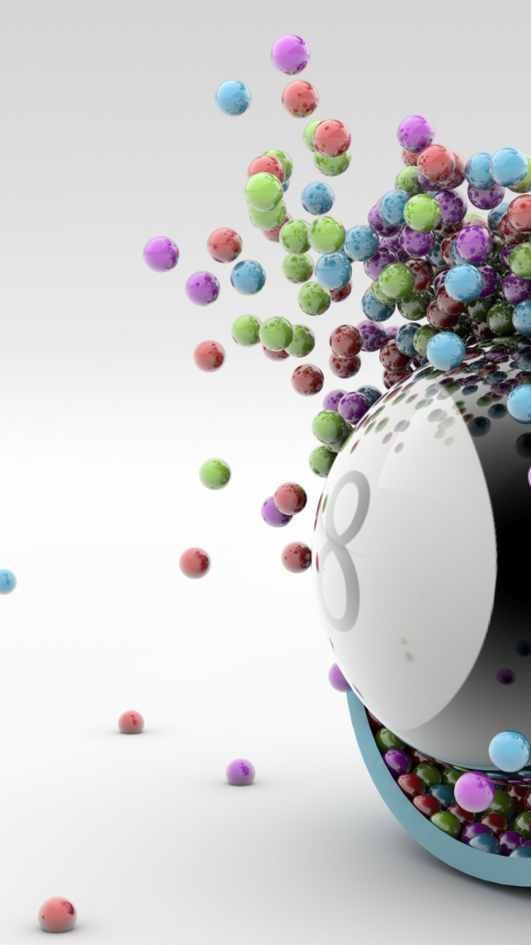 Billar, Bandejas de Servir, Arte, Circulo, Patrón. Wallpaper in 750x1334 Resolution