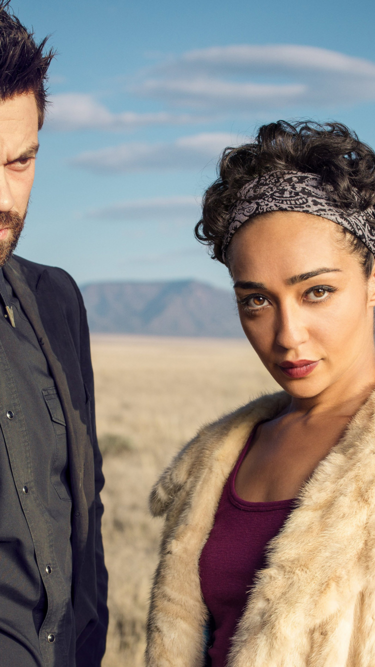 Preacher Jesse and Tulip, Ruth Negga, Dominic Cooper, Jesse Custer, Preacher. Wallpaper in 750x1334 Resolution