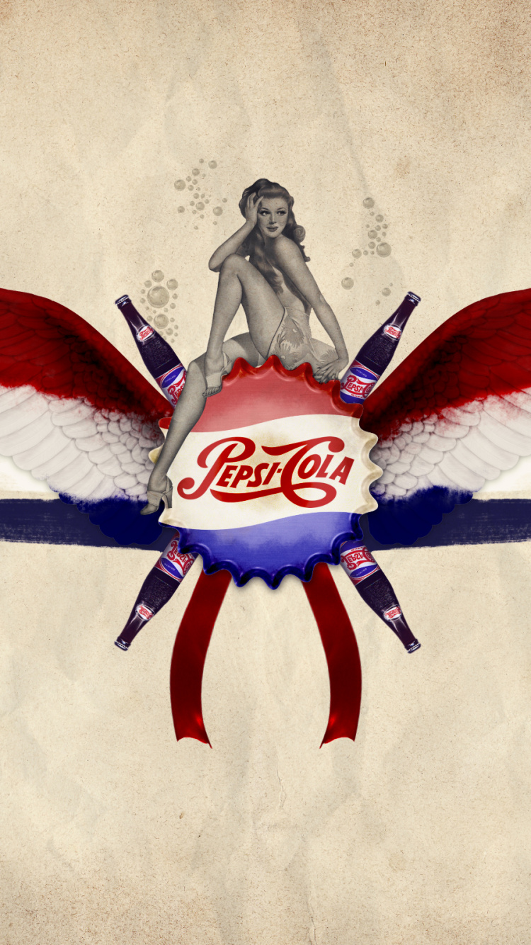 Pepsi, Cola, Coca-cola, Red, Wing. Wallpaper in 750x1334 Resolution