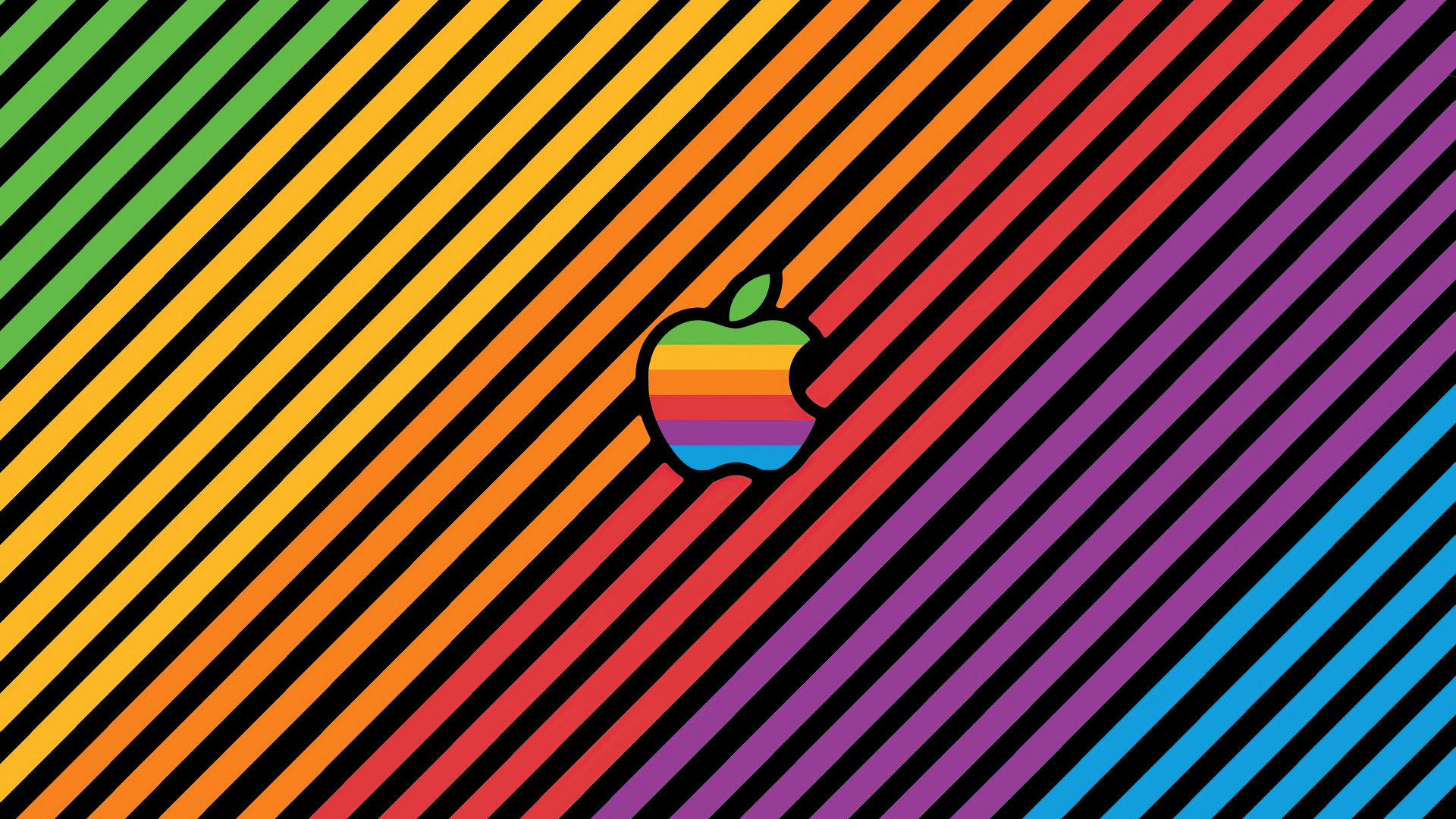 Äpfeln, Apple, Farbigkeit, Orange, Kunst. Wallpaper in 1920x1080 Resolution