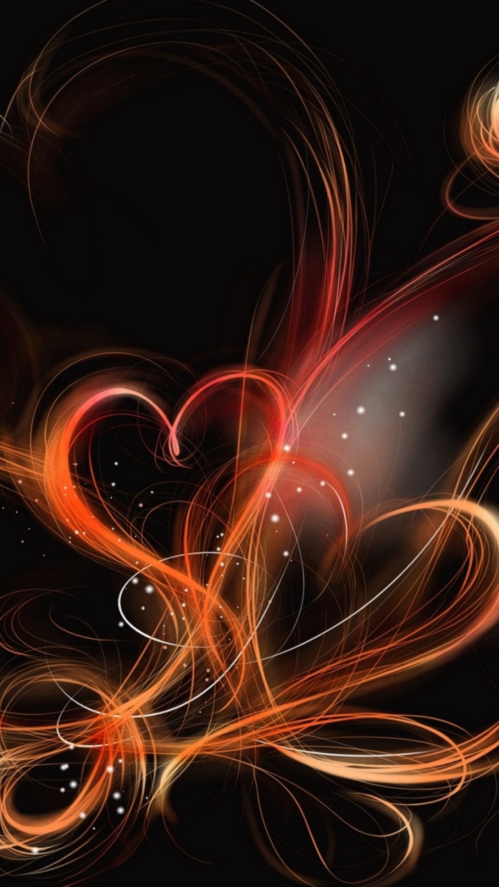 Design, Heart, Art, Fractal Art, Graphics. Wallpaper in 720x1280 Resolution