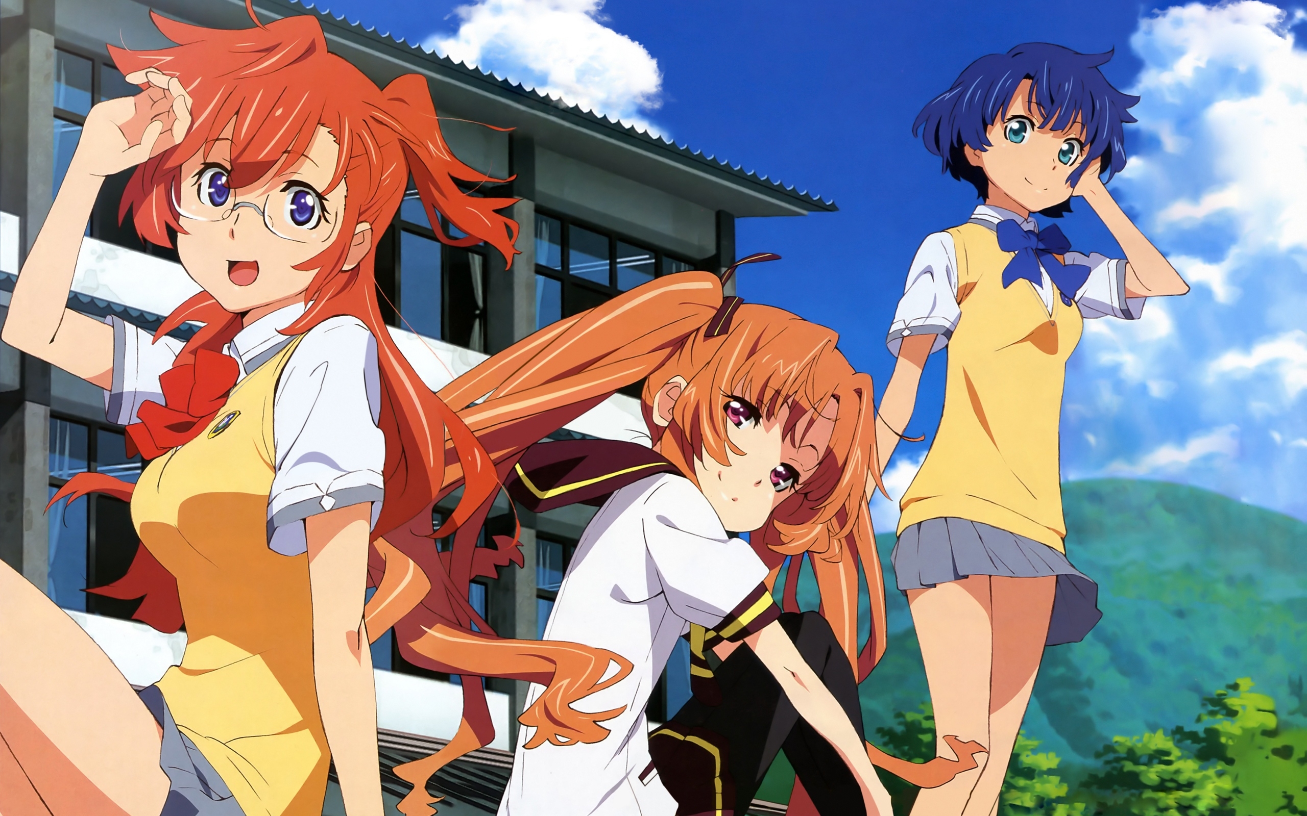 Wallpaper Orange Haired Male Anime Character Background Download Free Image