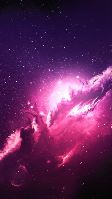 Image purple and blue galaxy illustration