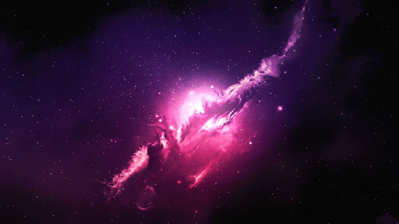 宇宙, 紫色的, 紫罗兰色, 粉红色, 天文学对象 壁纸 3840x2160 允许