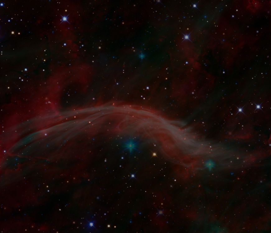 Illustration de la Galaxie Bleue et Blanche. Wallpaper in 3612x3108 Resolution