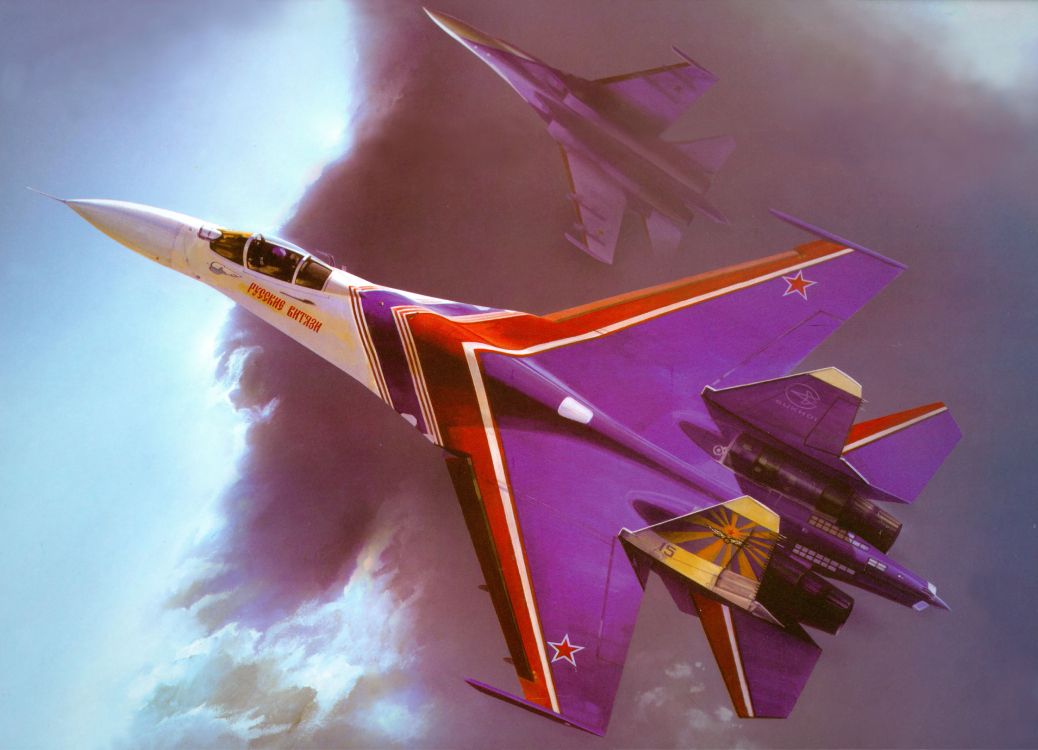 苏霍伊, 翼, 航空公司, 航空, 特技 壁纸 7109x5132 允许