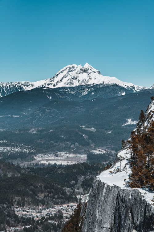 mountain, mountain range, alps, mountainous landforms, snow