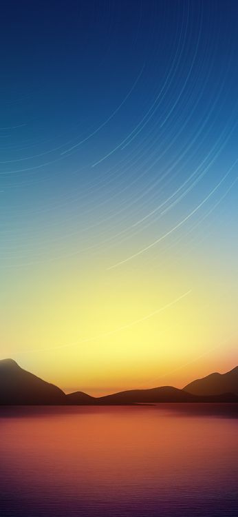 气氛, 性质, Azure, 余辉, 自然景观 壁纸 1080x2340 允许