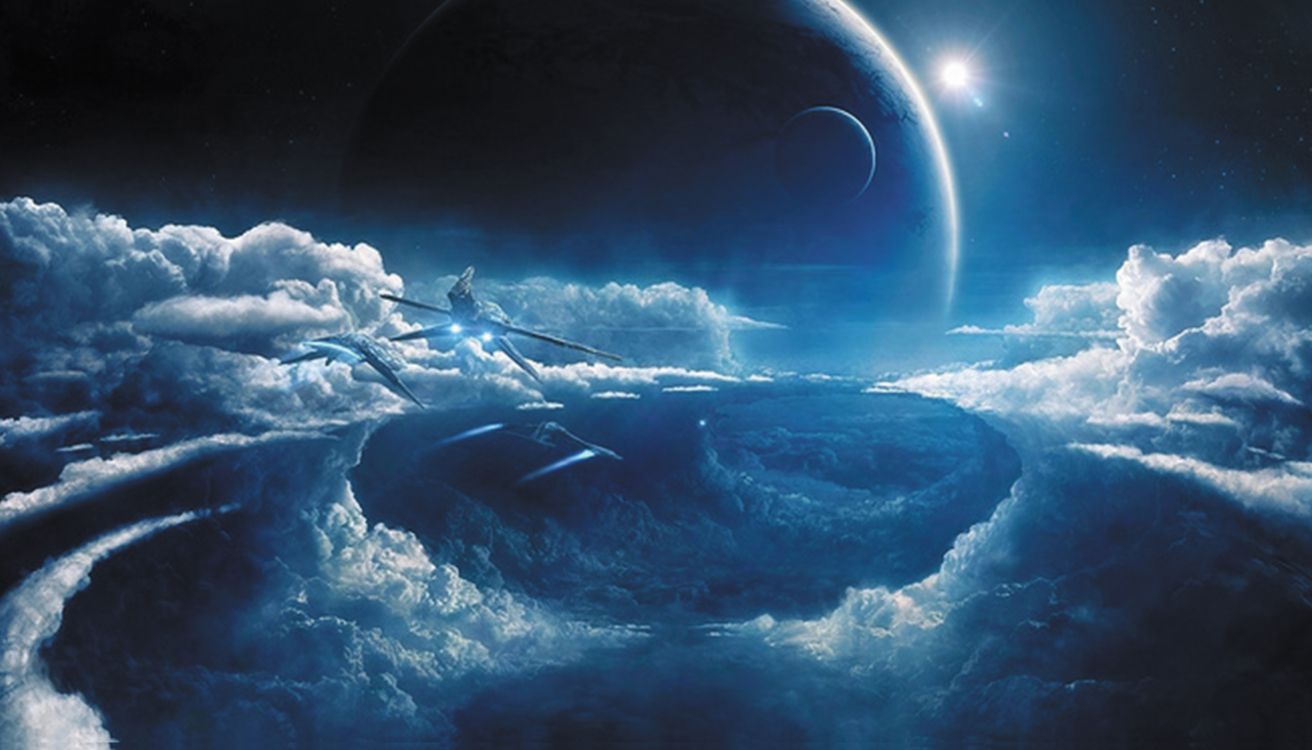 数码艺术, 气氛, 天文学对象, 空间技术, 外层空间 壁纸 3500x2000 允许