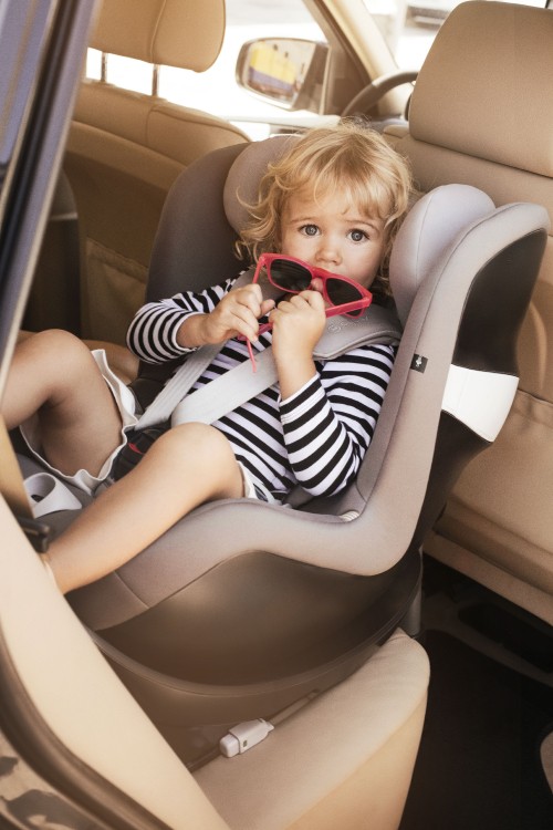 Image car seat, leg, thigh, child, car