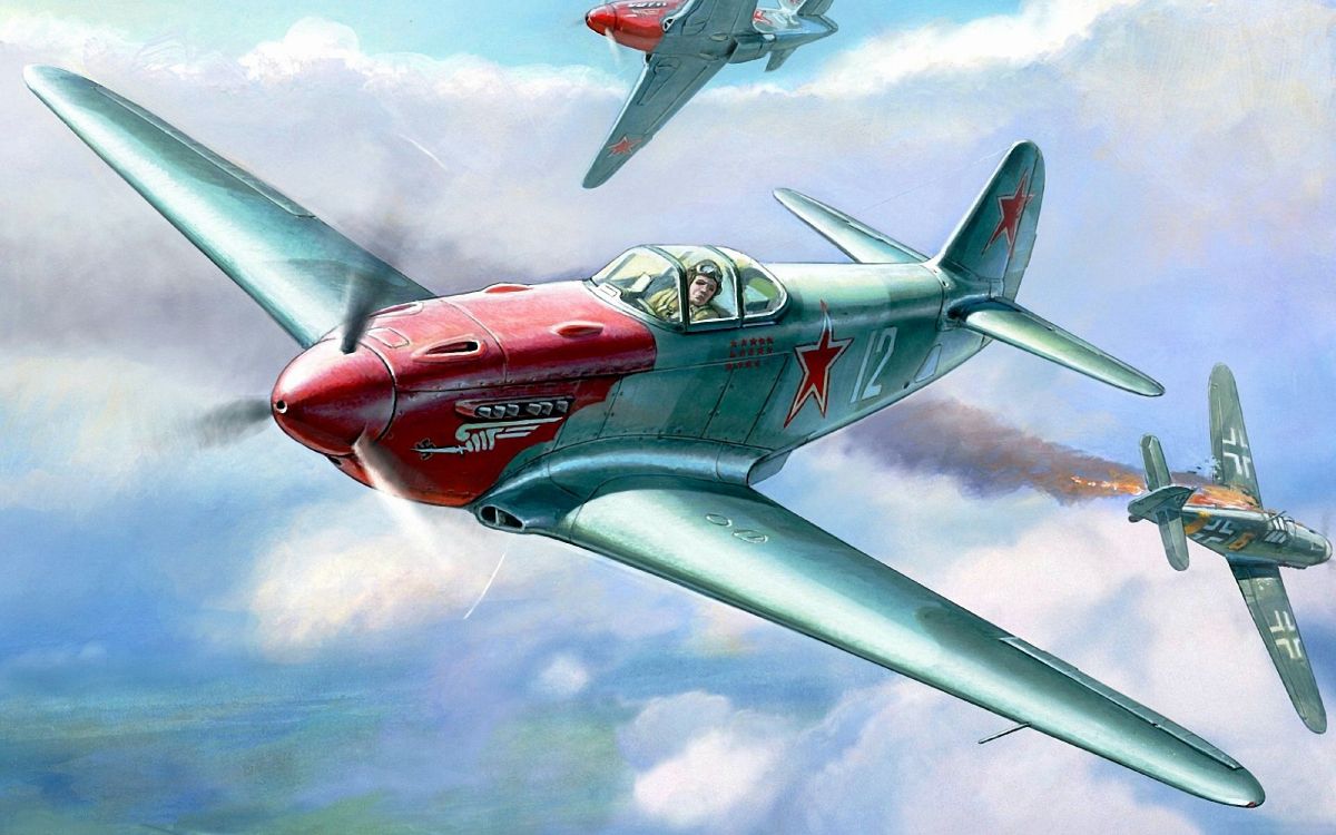 Avion à Réaction Rouge et Gris Dans Les Airs. Wallpaper in 4000x2500 Resolution