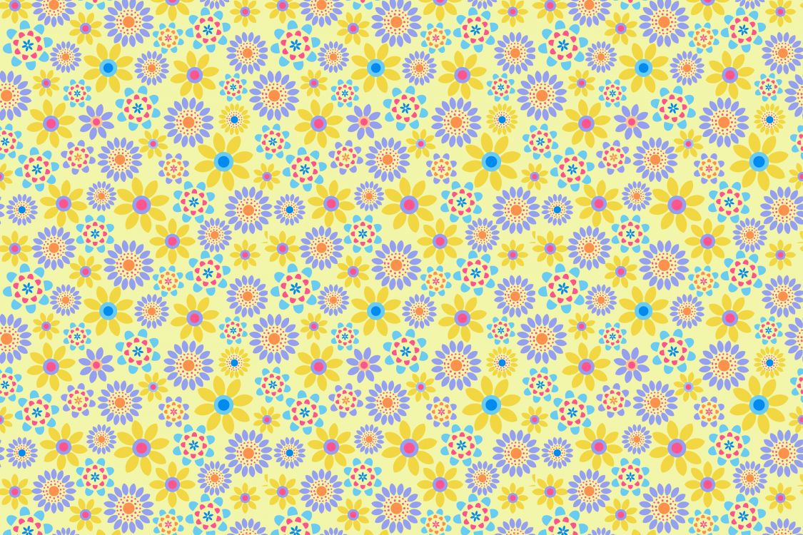 Textil Floral Amarillo y Blanco. Wallpaper in 3000x2000 Resolution