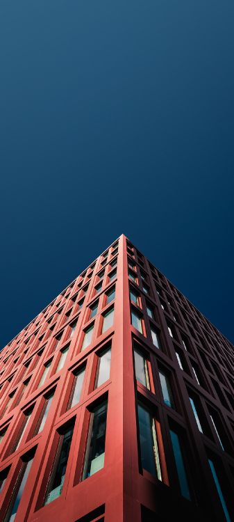 Tiefenwirkung, Smartphone, Ios, Gebäude, Wolkenkratzer. Wallpaper in 1170x2600 Resolution