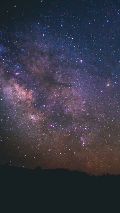 气氛, 紫色的, 天文学对象, 明星, 科学 壁纸 2160x3840 允许