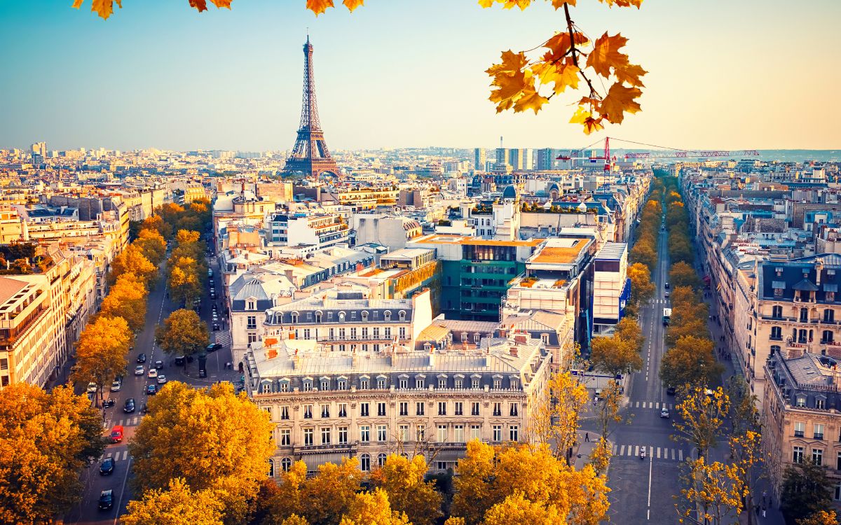 paris city, eiffel tower, city, building, daytime