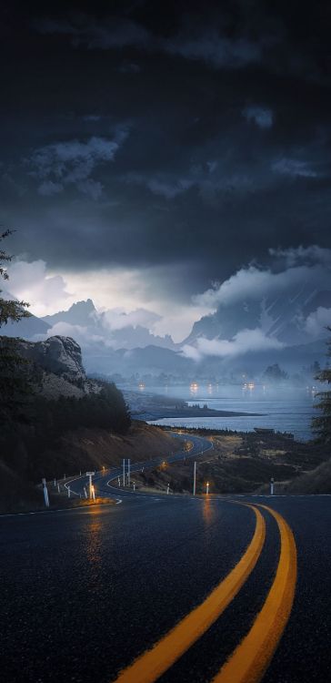 气氛, 水资源, 高地, 自然景观 壁纸 1440x2960 允许